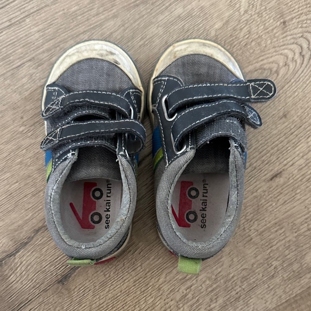 See Kai Run Kids' Black and White Sneakers
